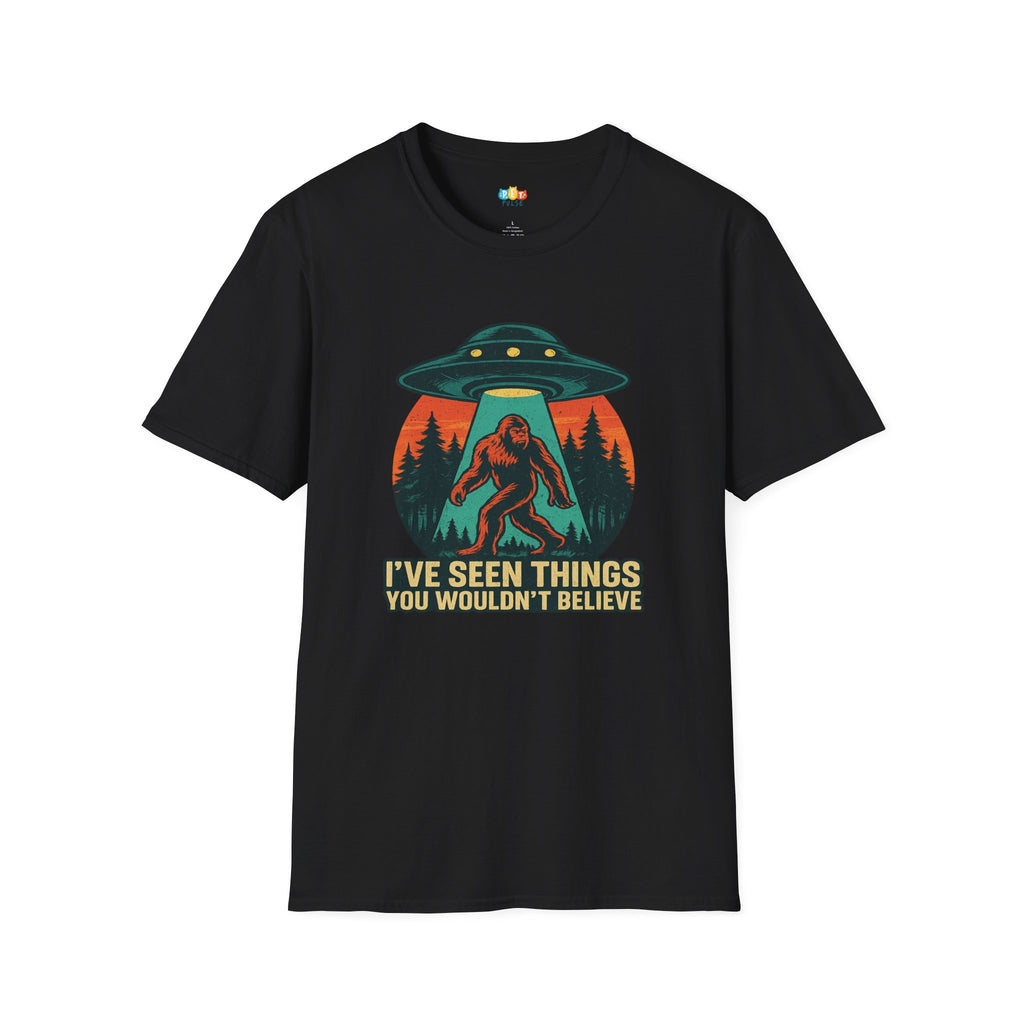 I've Seen Things You Wouldn't Believe T-Shirt - Funny UFO Bigfoot Alien Abduction Cryptid Conspiracy Tee
