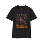 Celestial Spider T-Shirt - Funny Jumping Spider Arachnid Pet Owner Cosmic Gift Tee