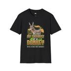 My Therapist Is A Donkey T-Shirt - Funny Farm Life Rural Country Living Donkey Therapy Animal Graphic Tee