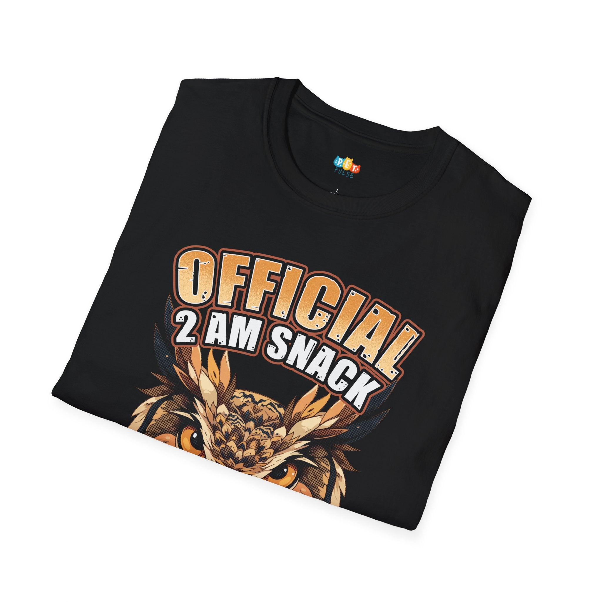 Official 2AM Snack Distributor T-Shirt - Funny Owl Night Owl Late Night Snacking Humor Tee
