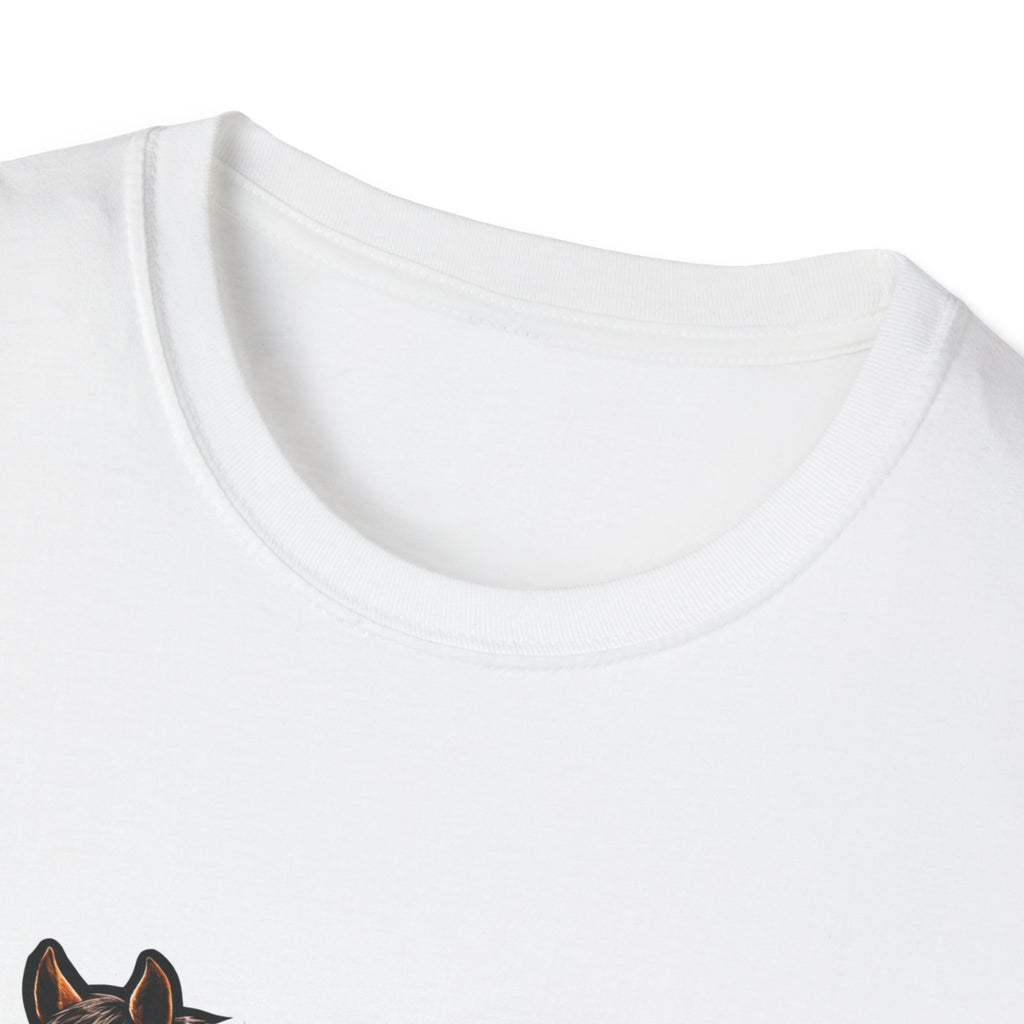 Always Bet on Horsepower Action Hero Horse T-Shirt | Tactical Rocket Launcher Horse Graphic Tee | Mane Event Collection by PetPulse