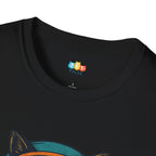 Inter-Cat-Lactic Halloween T-Shirt - Space Cat Astronaut Horror Gothic Spooky Fall Cosmic Graphic Tee