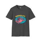 Swimolotl Athletic Axolotl Swimming T-Shirt - Funny Animal Pun Pool Swimmer Water Sports Fitness Tee