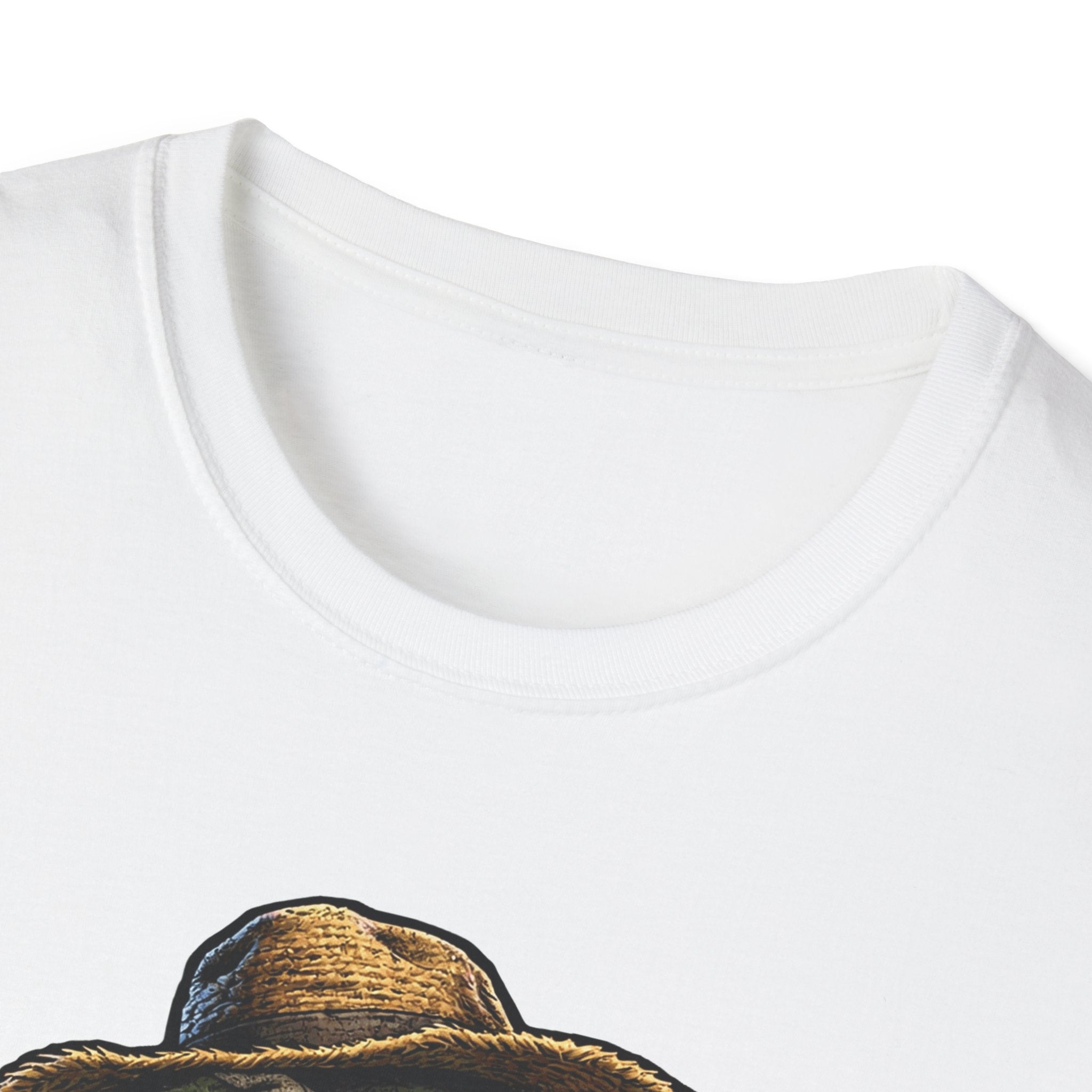 Tilling the Stars Funny Alien Farmer T-Shirt | Cosmic Encounters Collection by PetPulse