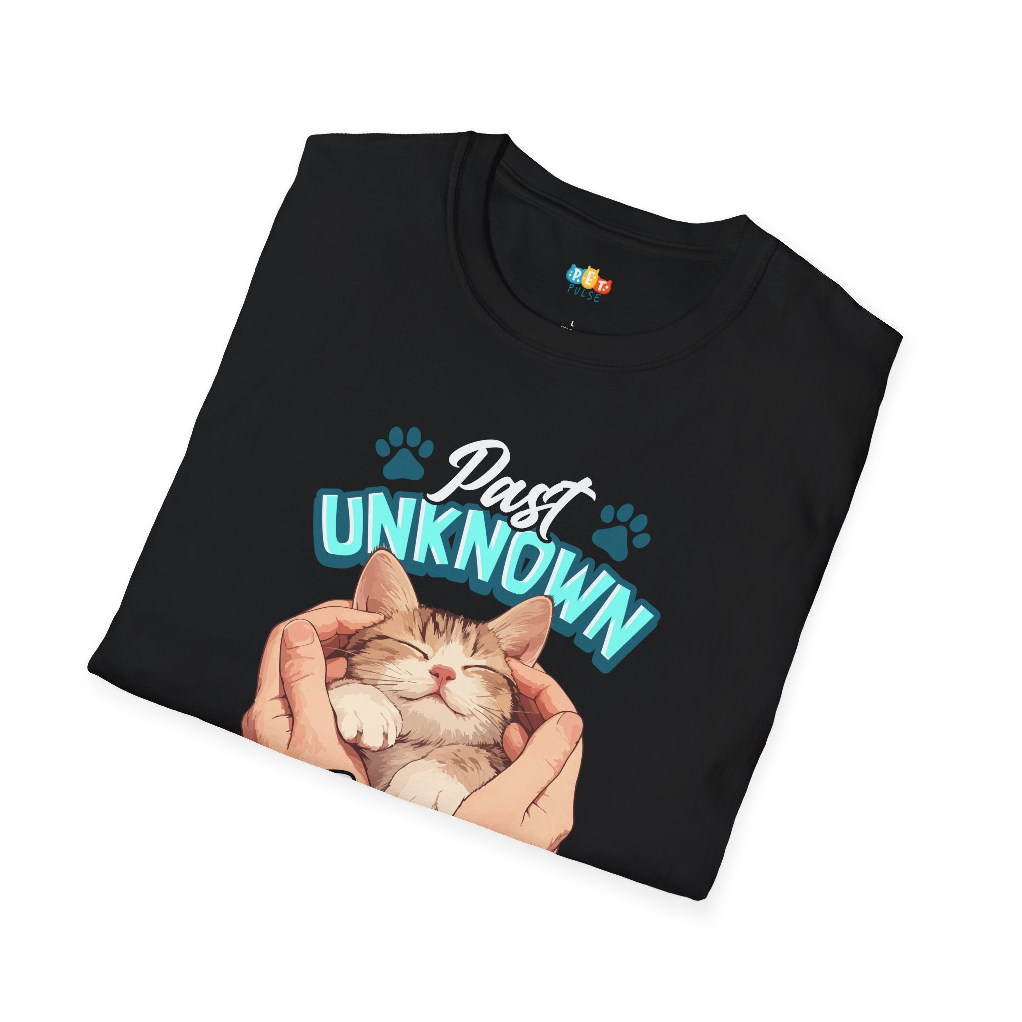 Unknown Future Spoiled Rotten Cat T-Shirt - Rescue Cat Parent Hero Tabby Kitten Graphic Tee