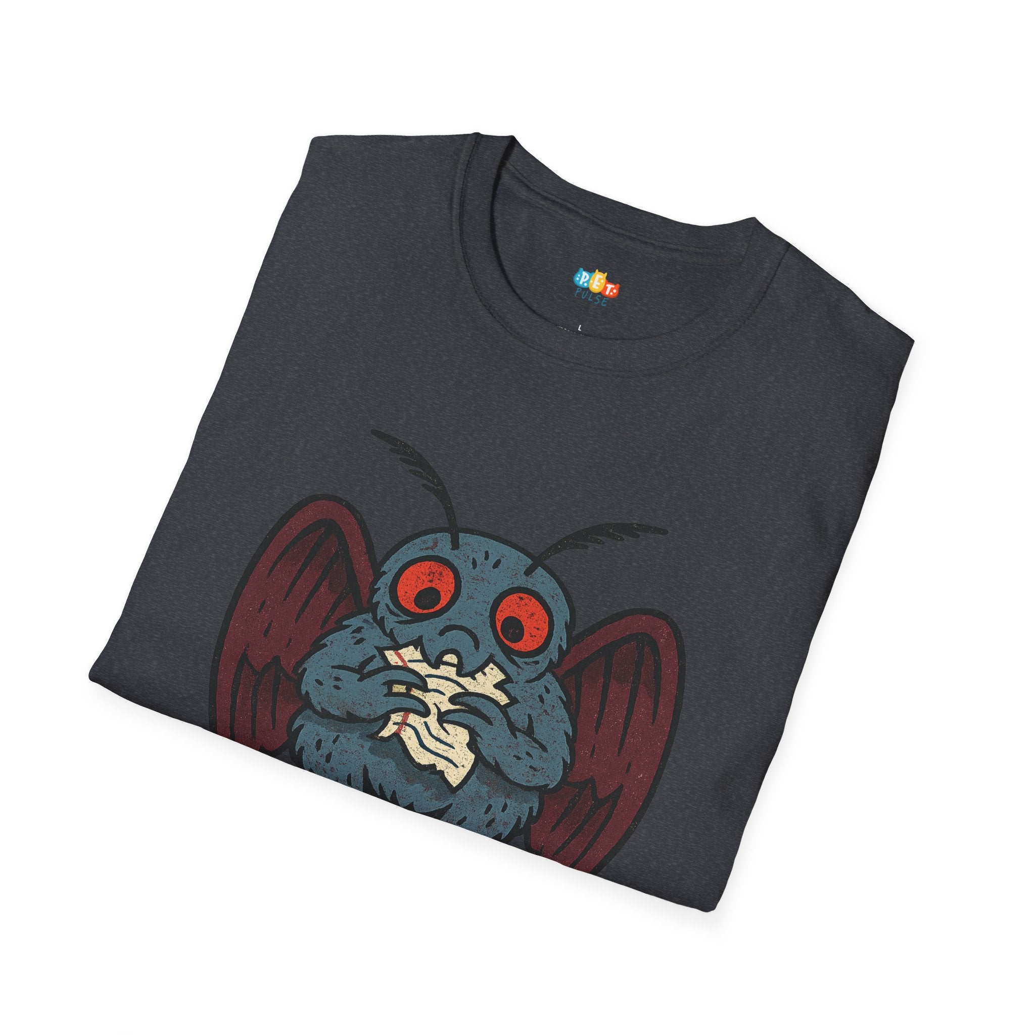 A Cryptid Ate My Homework T-Shirt - Funny Mothman Student School Excuse Legendary Creature Tee