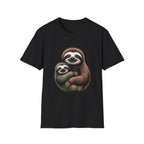 Sloth Hug T-Shirt — Cute Mom & Baby Animal Graphic Tee