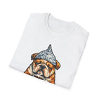 Woke Up My Dog Funny Conspiracy English Bulldog T-Shirt | Pet-Spiracy Theorist Collection by PetPulse
