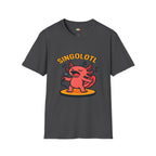 Singolotl Musical Axolotl Karaoke Singer T-Shirt - Funny Animal Pun Music Performance Vocalist Tee