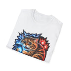 Currently Spiraling On Airplane Mode Funny Anxious Cat T-Shirt | Tech Pack Collection by PetPulse