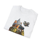 Birds Aren’t Real Funny Conspiracy Cat in Camo T-Shirt | Cat-Spiracy Theorist Series | Pet-Spiracy Theorist Collection by PetPulse