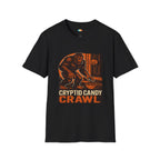 Cryptid Candy Crawl Bigfoot Halloween T-Shirt - Funny Sasquatch Trick or Treat Cryptid Monster Tee