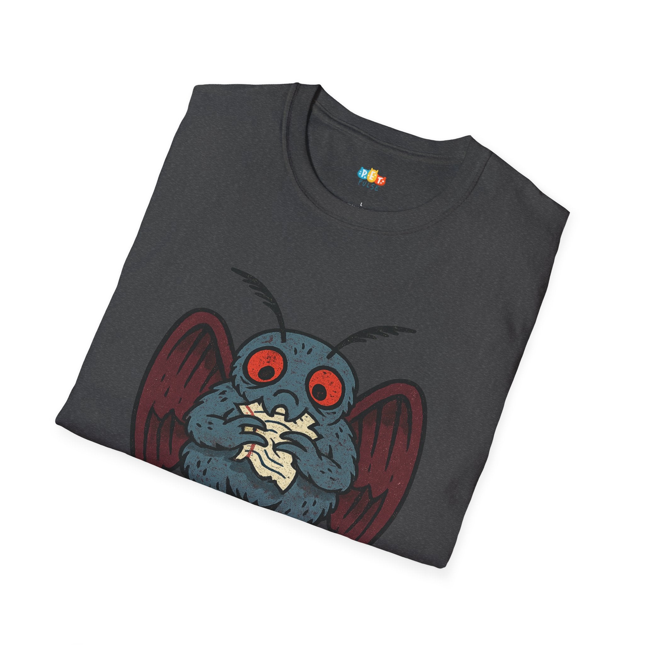 A Cryptid Ate My Homework T-Shirt - Funny Mothman Student School Excuse Legendary Creature Tee