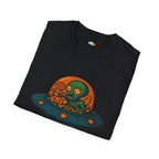 Houston We Have Diabetes Alien UFO Halloween T-Shirt - Funny Space Candy Halloween Sci-Fi Tee