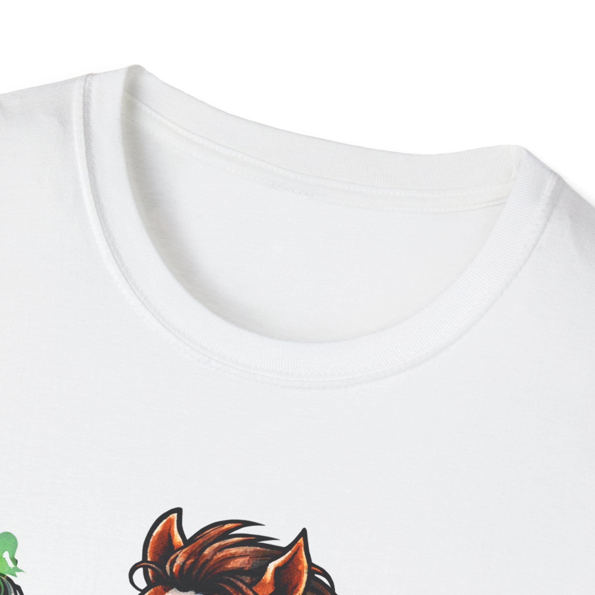 Armed and Manely Action Hero Horse T-Shirt | Dual Laser Pistol Space Bounty Hunter Horse Graphic Tee | Mane Event Collection by PetPulse