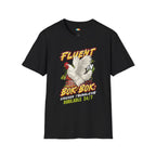 Fluent Bok Bok Available 24/7 Chicken T-Shirt - Funny Farm Life Poultry Language Expert Barn Graphic Tee
