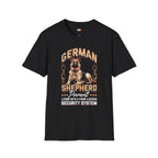 German Shepherd Dad T-Shirt - Funny Dog Owner Gift Loyal Guardian Pet Parent Breed Humor Tee