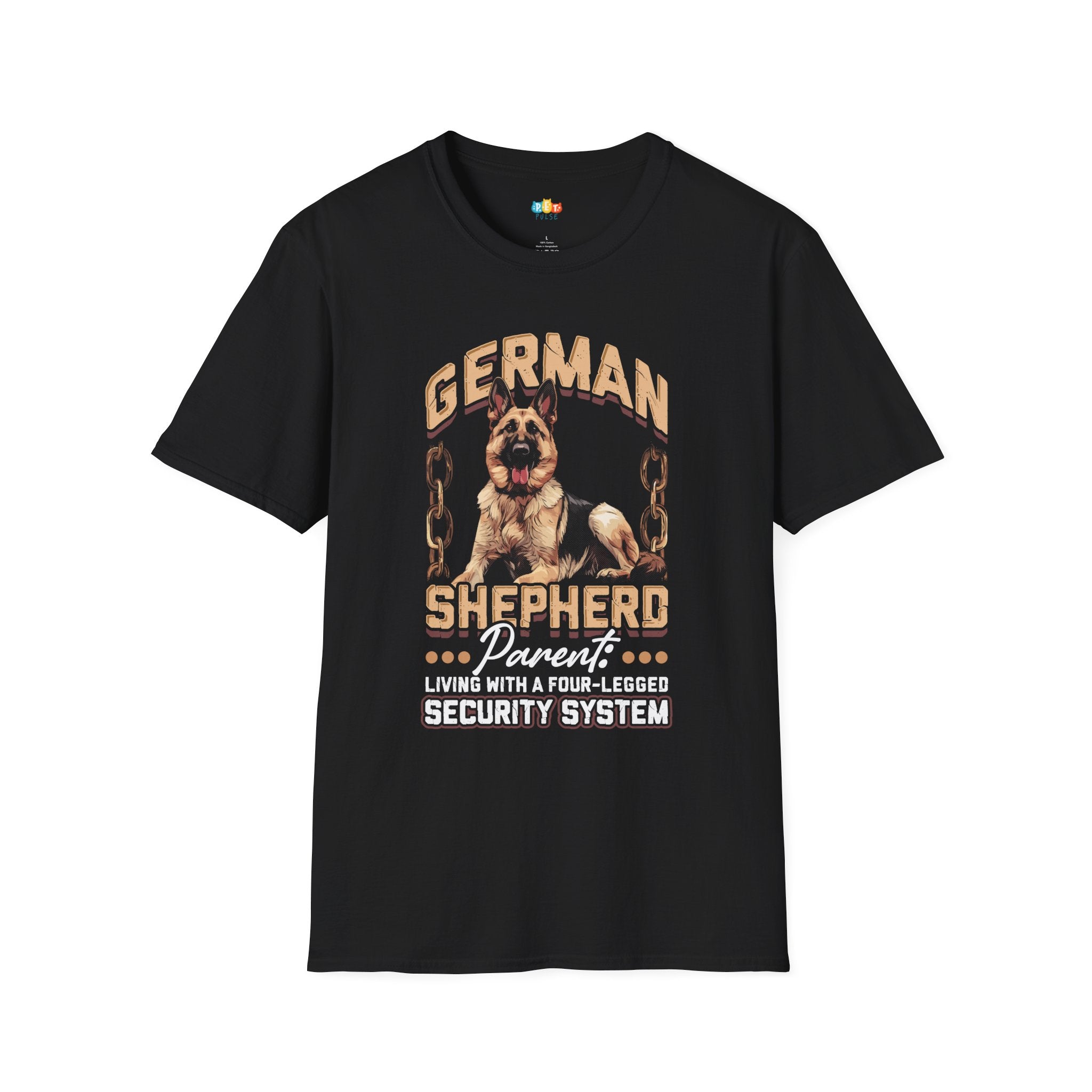 German Shepherd Dad T-Shirt - Funny Dog Owner Gift Loyal Guardian Pet Parent Breed Humor Tee