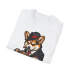 Get Me a Bone Funny Mobster Corgi T-Shirt | The Dog Father Collection by PetPulse