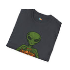 Sweet Tooth From Space Alien Halloween T-Shirt - Funny UFO Trick or Treat Candy Sci-Fi Tee