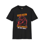 True Love Sweaty Workouts And Furry Cuddles T-Shirt - Funny Dog Valentine's Day Fitness Pet Owner Graphic Tee