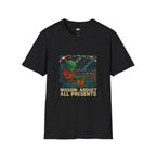 Mission Abduct All Presents Alien Christmas T-Shirt - Funny UFO Holiday Gift Theft Space Pilot Christmas Tee