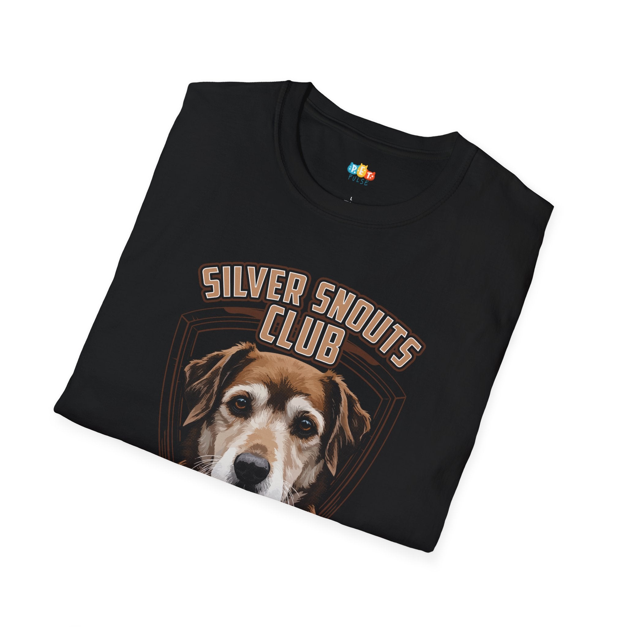 Silver Snouts Club Lifetime Member T-Shirt - Funny Senior Pet Dog Cat Lover Aging Animals Veterinary Graphic Tee