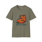 Capy-Diem Cool Capybara Sunglasses T-Shirt - Funny Chill Vibes Seize The Day Animal Lover Graphic Tee