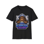 Sleepless Legend Funny Bigfoot Nightcap T-Shirt | Cryptid Companions Collection by PetPulse