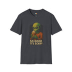 So Good It's Scary Alien Pumpkin Spice Halloween T-Shirt - Funny UFO PSL Coffee Sci-Fi Tee