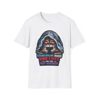 Doomscrolling Makes Nine Lives Feel Like Not Enough Funny Hooded Cat T-Shirt | Tech Pack Collection by PetPulse