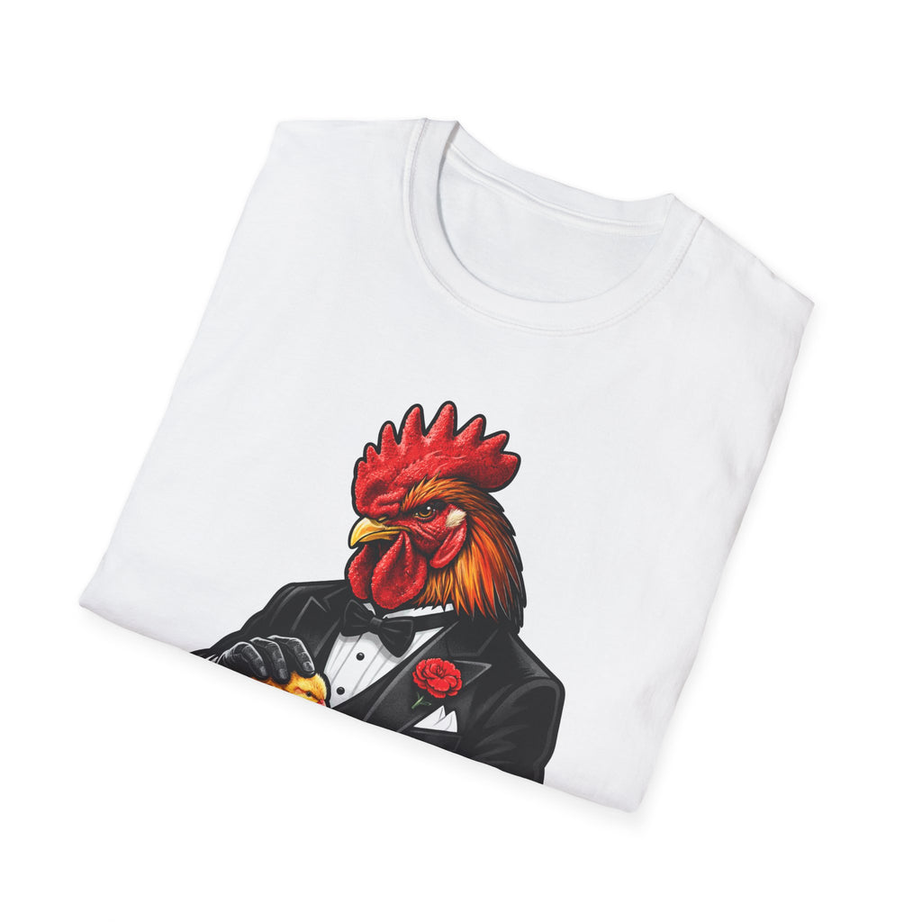 The Godfeather Funny Chicken Dad T-Shirt | Rooster and Chick Graphic Tee for Chicken Owners | PetPulse